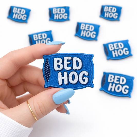 Bed Hog Embroidered Dog Patch
