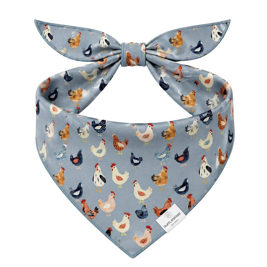 Blue Chickens Bandana