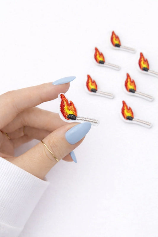 Mini Match Embroidered Patch