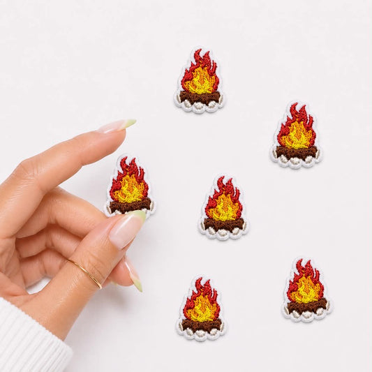 Mini Campfire Embroidered Patch