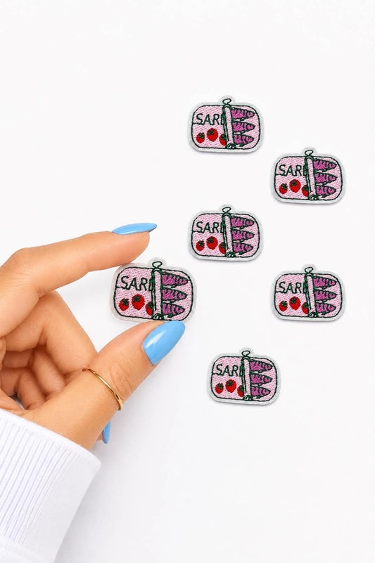 Mini Can of Sardines Embroidered Patch