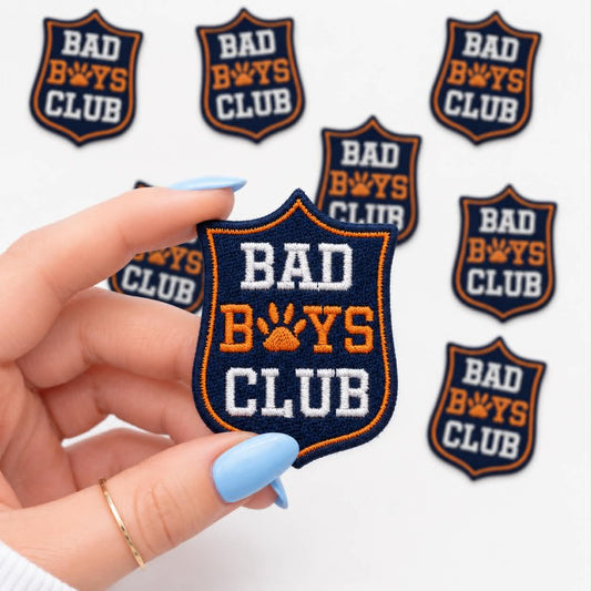 Bad Boys Club Embroidered Dog Patch