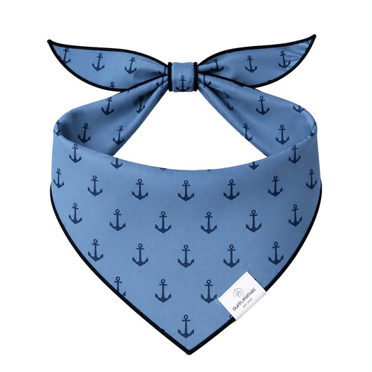 Blue Anchors Bandana