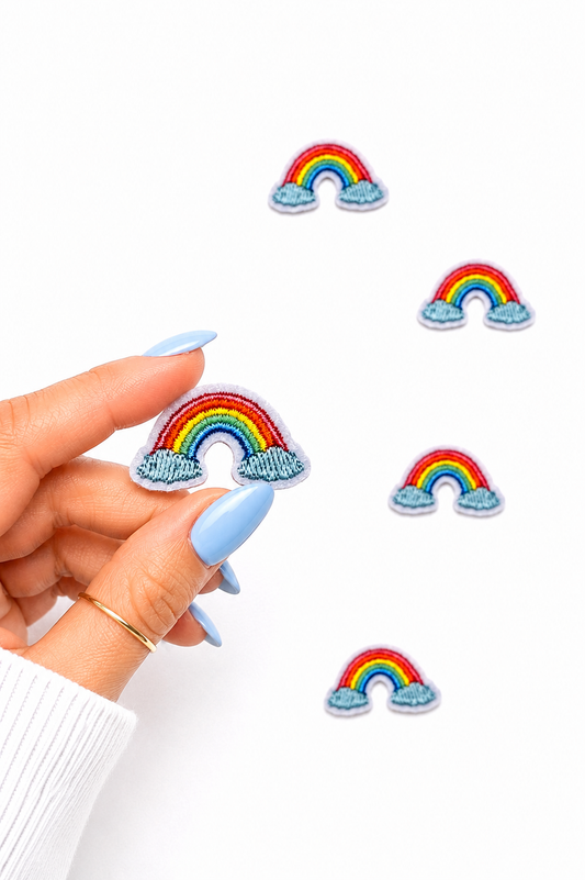 Mini Rainbow Embroidered Patch