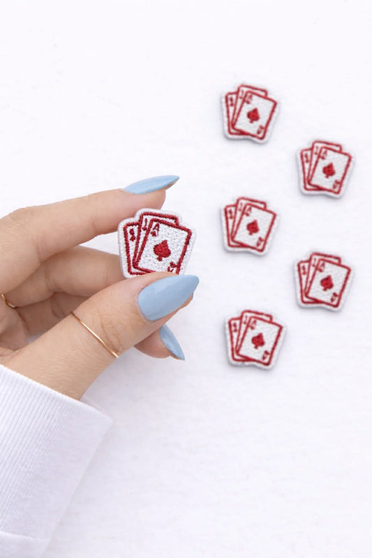 Mini Ace Card Embroidered Patch