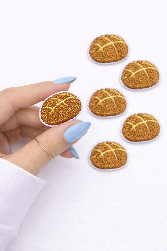 Mini Bread Embroidered Dog Patch