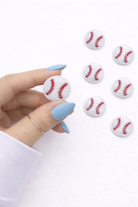 Mini Baseball Embroidered Dog Patch