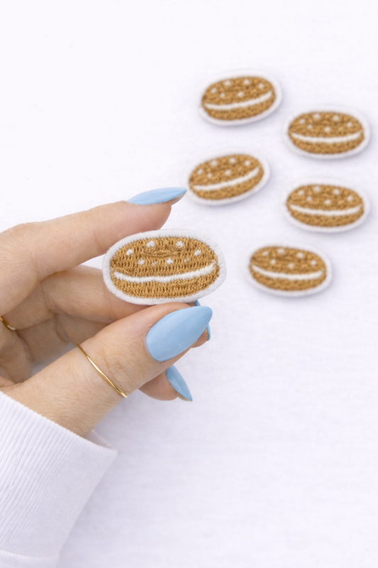 Mini Donut Embroidered Dog Patch