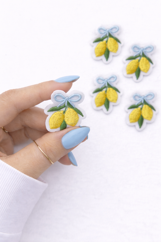 Mini Lemons Embroidered Dog Patch