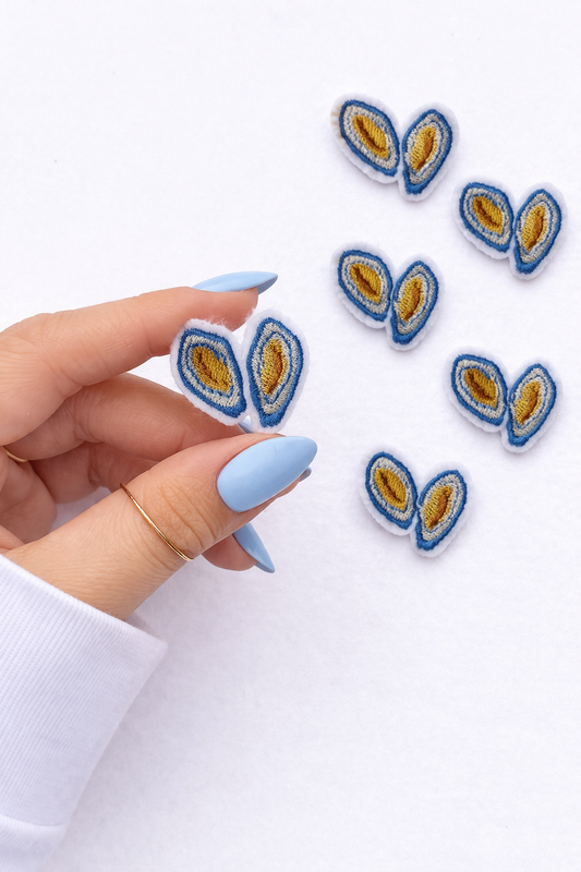 Mini Oyster Embroidered Dog Patch
