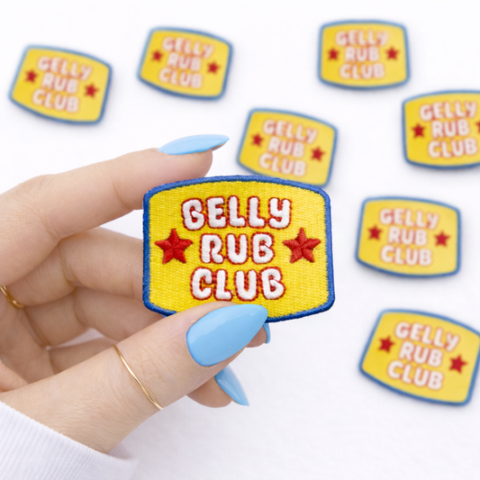 Belly Rub Club Embroidered Dog Patch