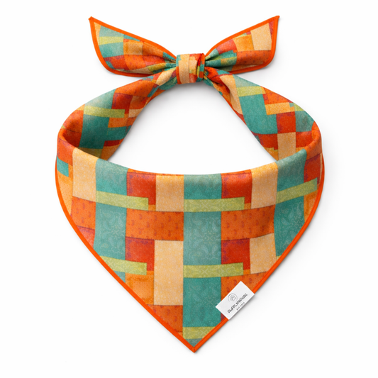 Colorblock Dog Bandana
