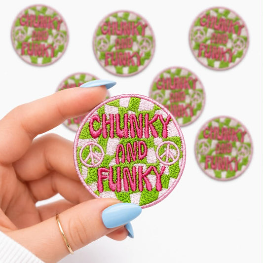 Chunky and Funky Embroidered Dog Patch